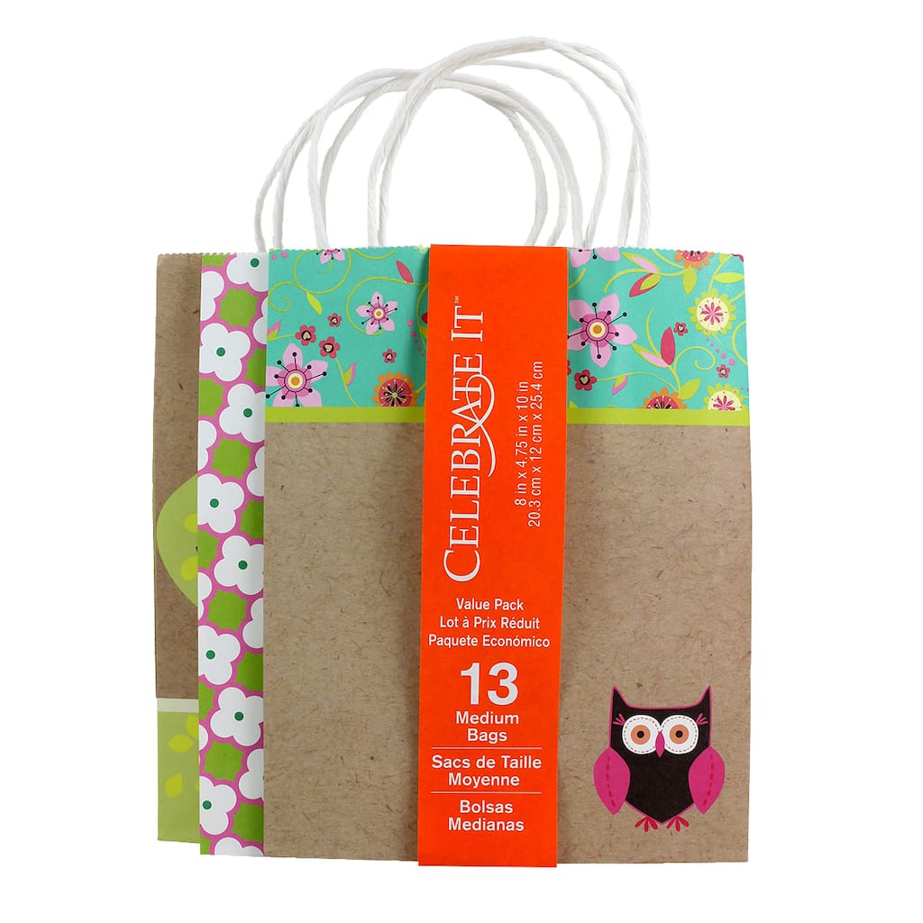Owls Medium Gift Bag